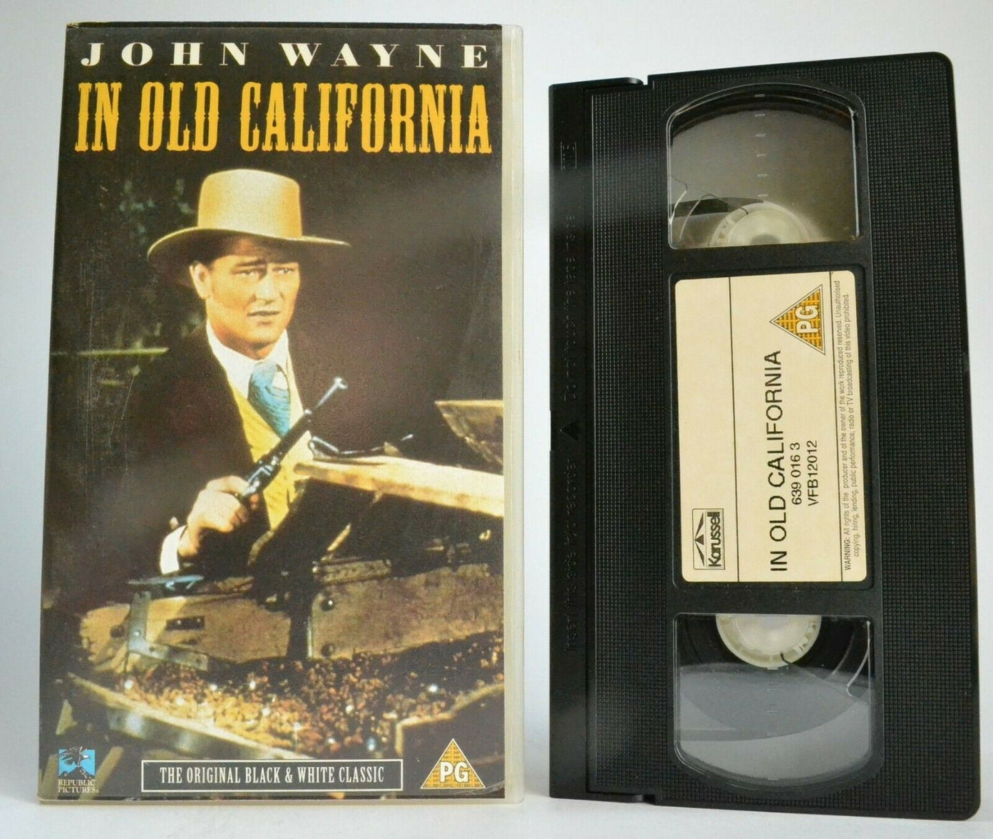 In Old California (1942) - Romantic Western - John Wayne / Binnie Barnes - VHS-