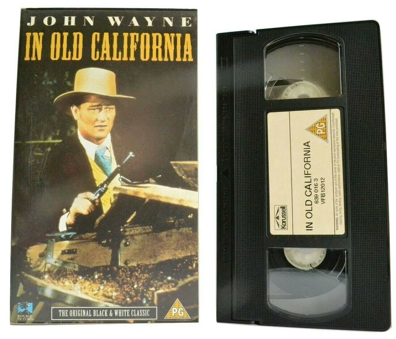 In Old California (1942) - Romantic Western - John Wayne / Binnie Barnes - VHS-