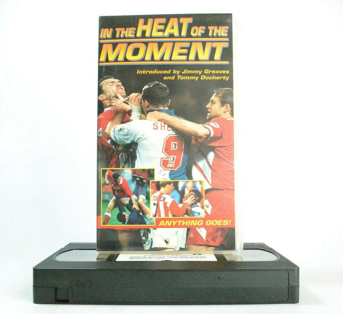 In The Heat Of The Moment: By J.Greaves/T.Docherty - Football - Sports - Pal VHS-