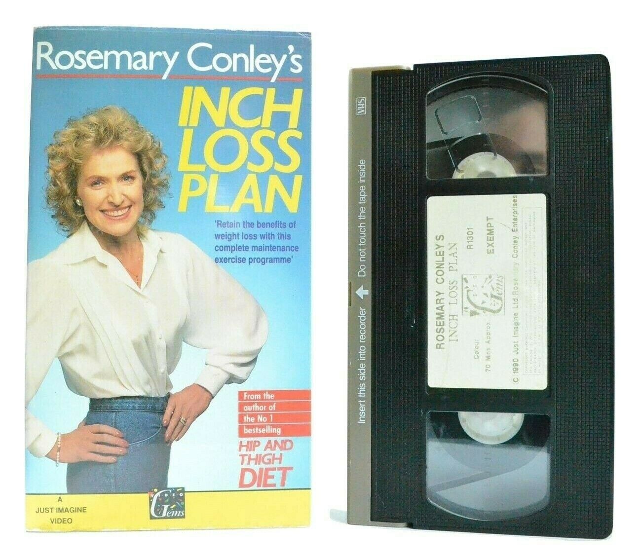 Inch Loss Plan: By Rosemary Conley - Exercise Programme - Fitness Workout - VHS-