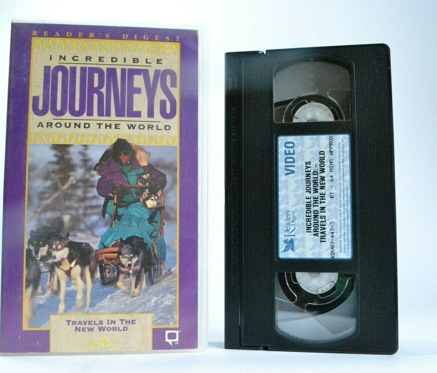 Incredible Journeys: Travels In The New World - Reader's Digest - Alaska - VHS-