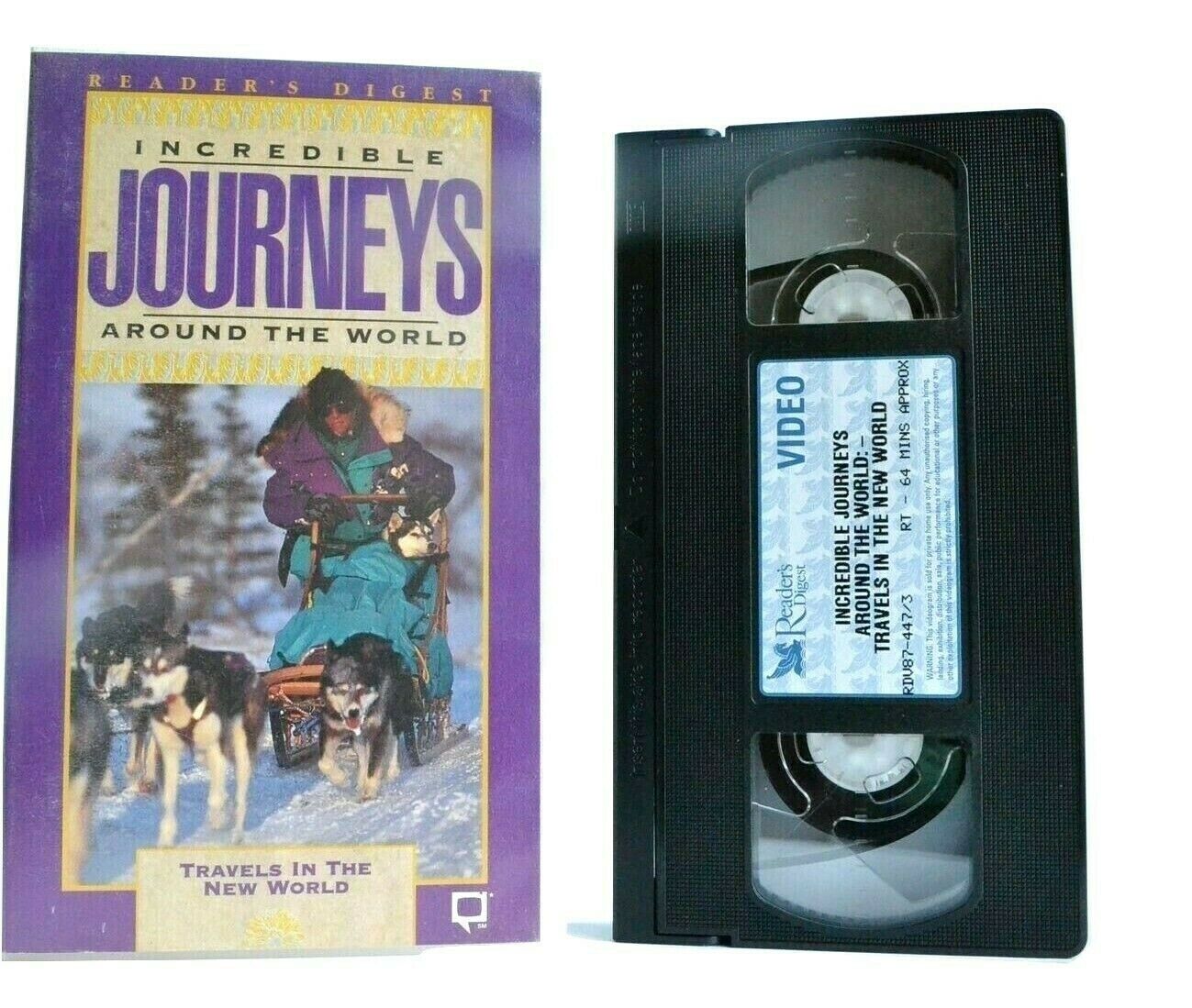 Incredible Journeys: Travels In The New World - Reader's Digest - Alaska - VHS-