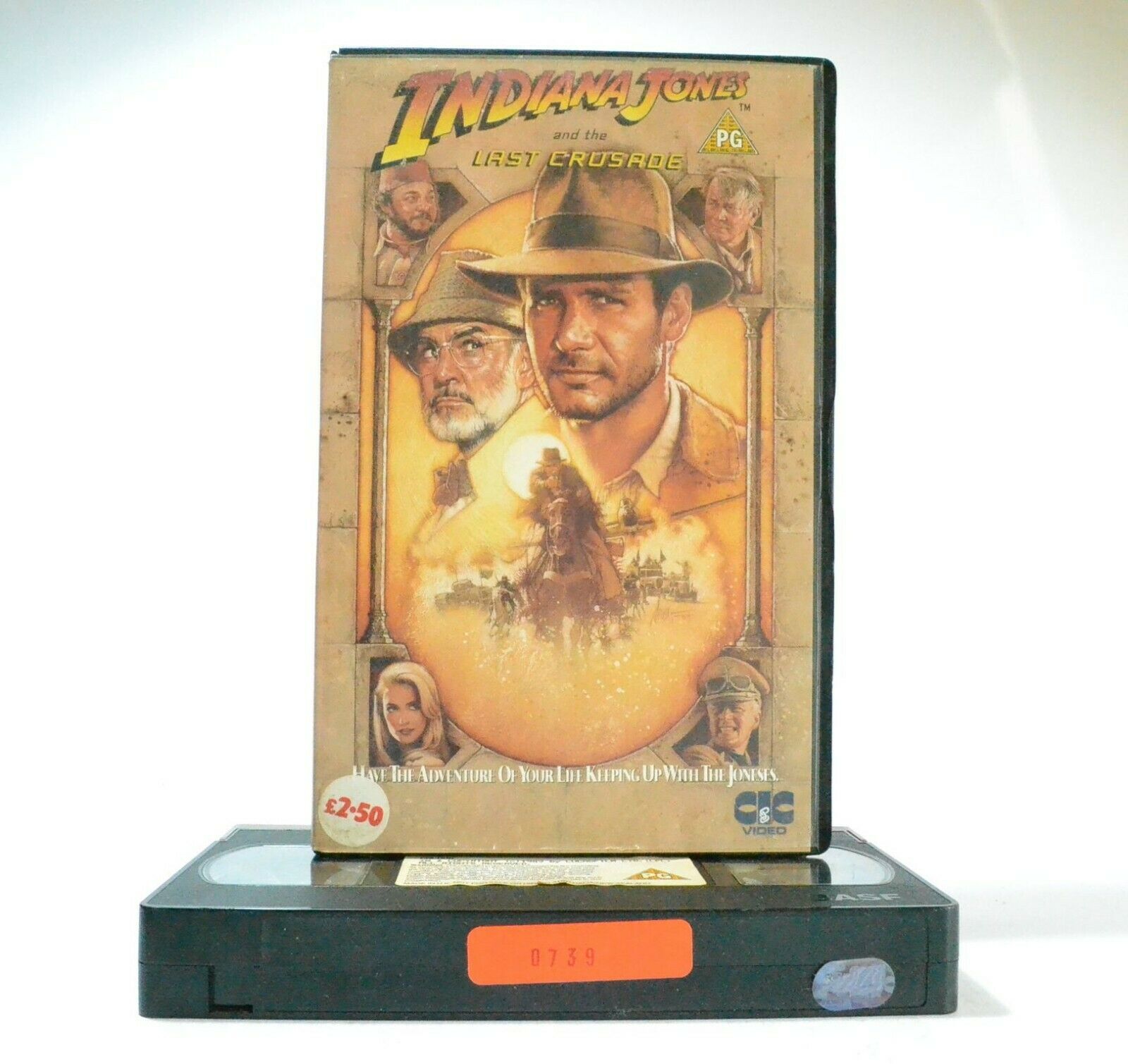 Indiana Jones And The Last Crusade: Action/Adventure (1989) - Large Box - Pal VHS-