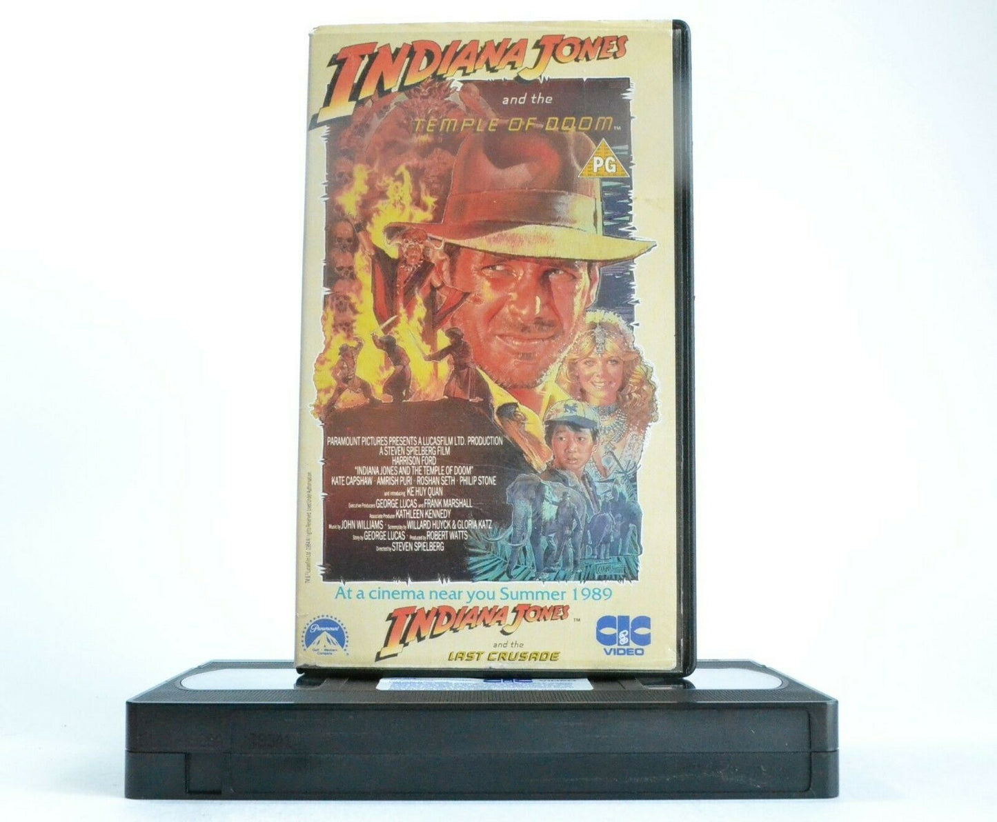 Indiana Jones And The Temple Of Doom - Action Adventure - Harrison Ford - VHS-