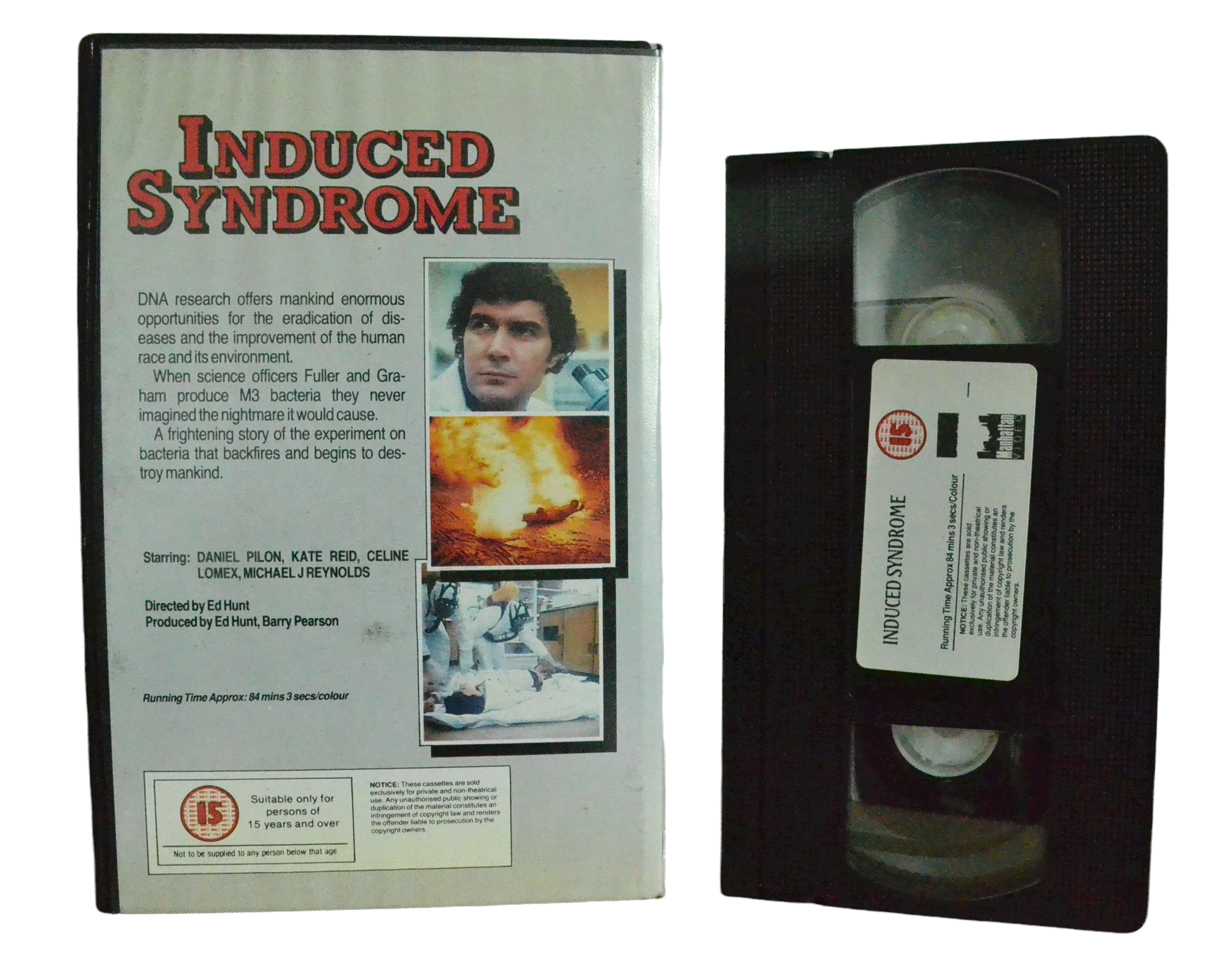 Induced Syndrome - Daniel Pilon - Manhattan Video - Vintage - Pal VHS-