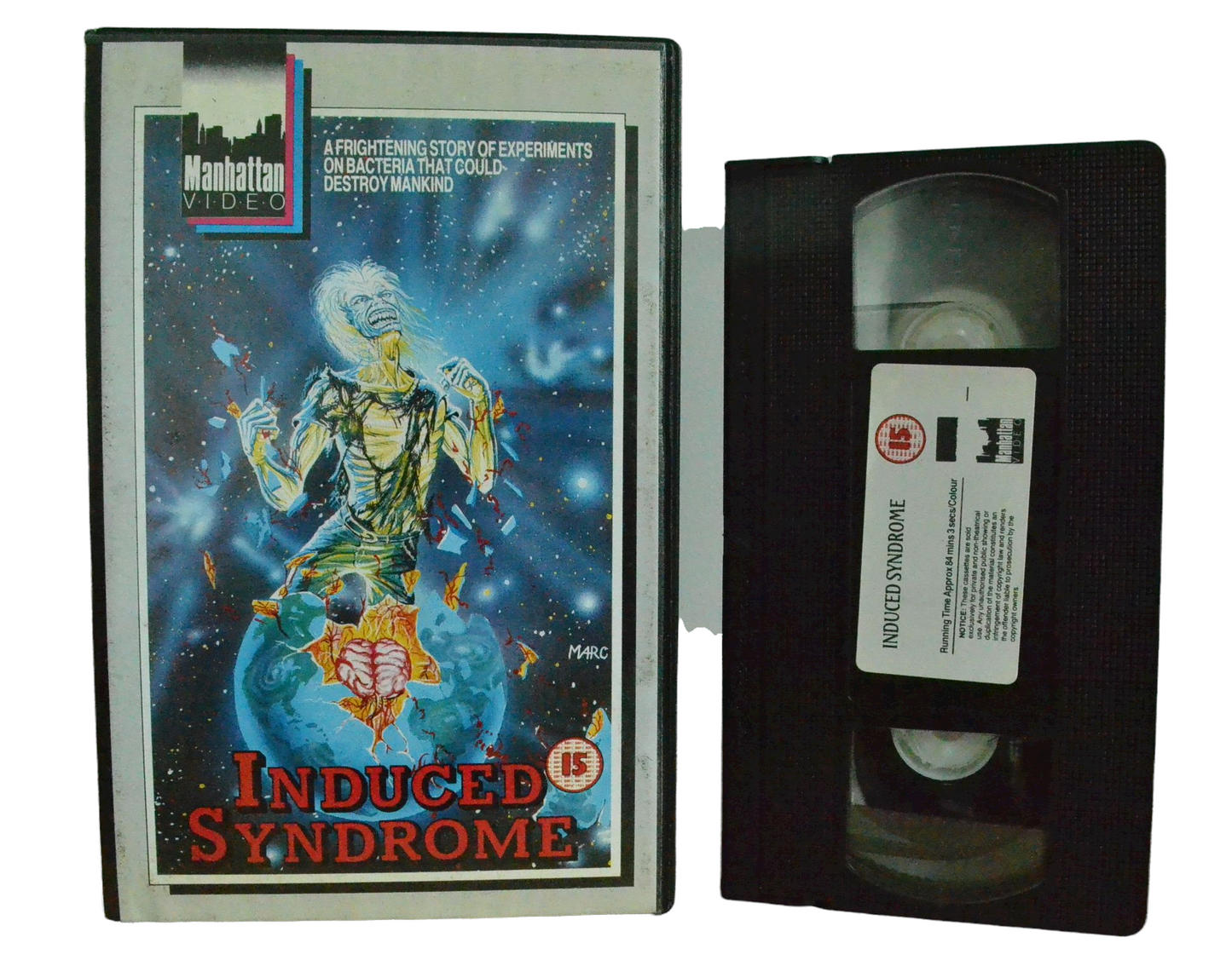 Induced Syndrome - Daniel Pilon - Manhattan Video - Vintage - Pal VHS-