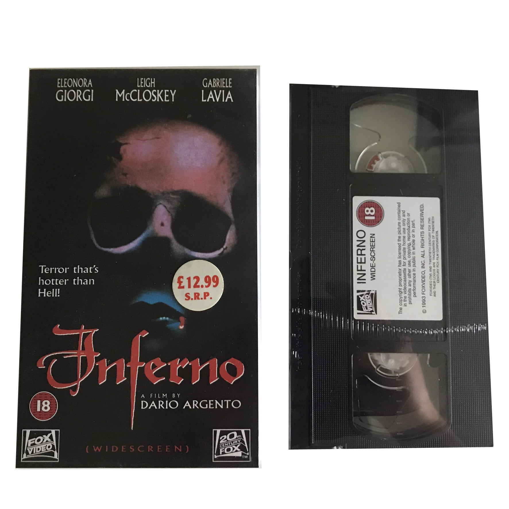 Inferno - Eleonora Giorgi - FOX VIDEO - Horror - Pal - VHS-