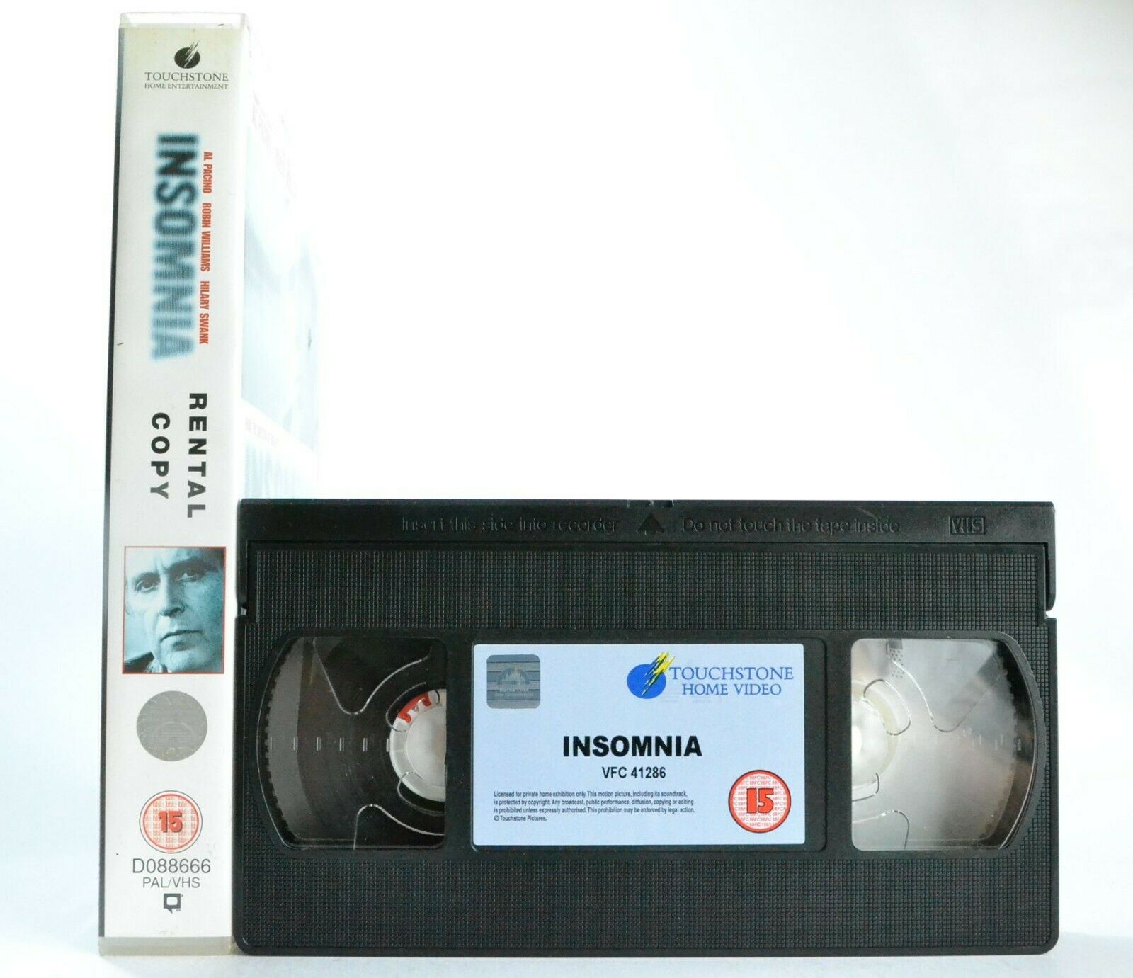 Insomnia (2002): Mystery Thriller - Large Box - Al Pacino/Robin Williams - VHS-