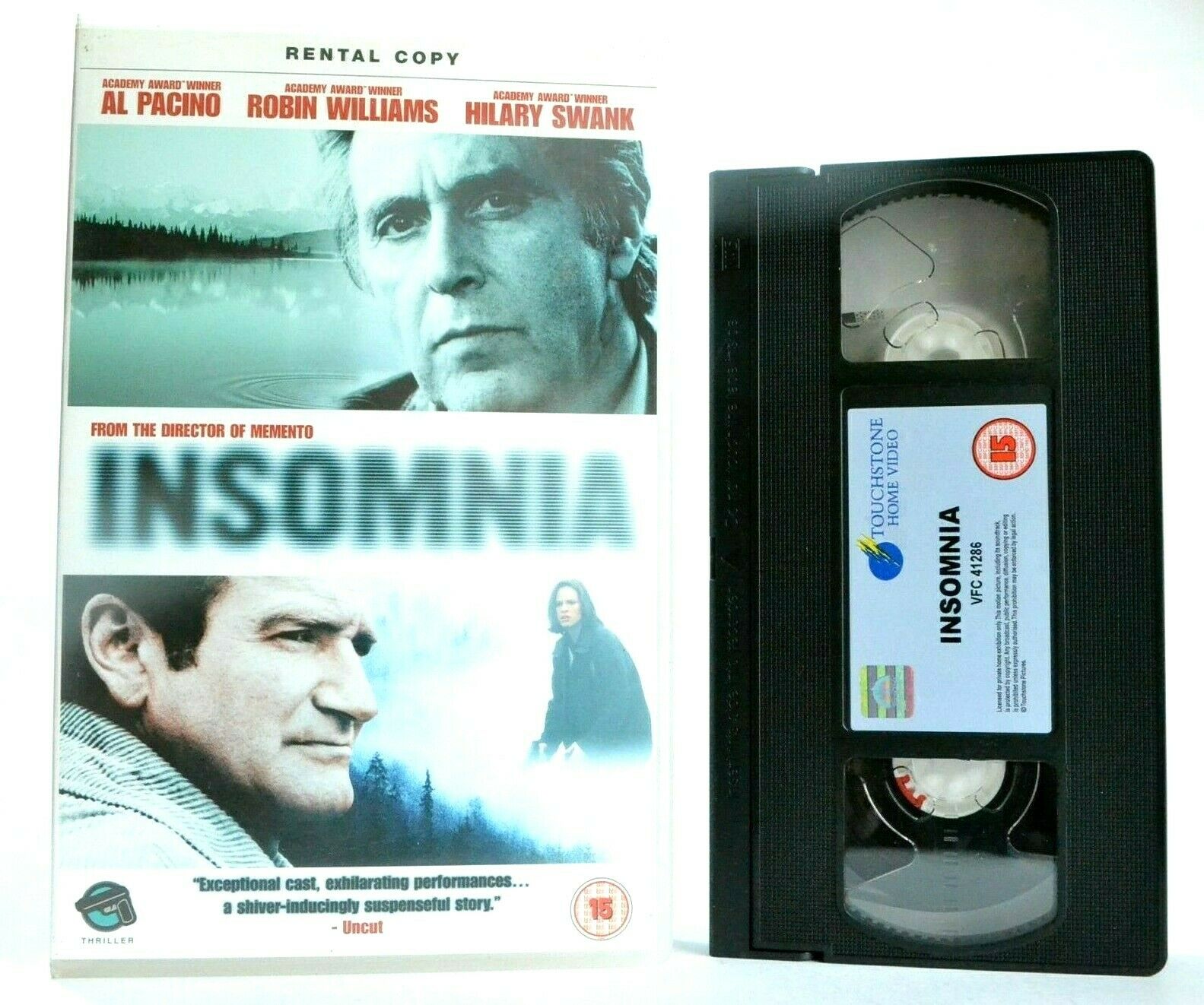 Insomnia (2002): Mystery Thriller - Large Box - Al Pacino/Robin Williams - VHS-