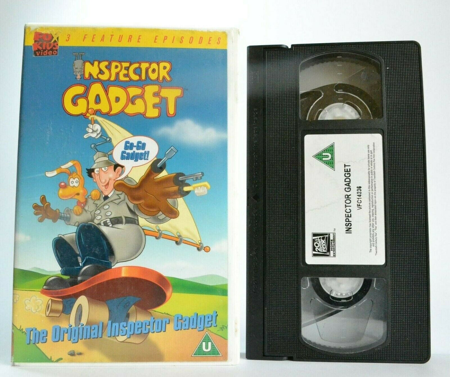 Inspector Gadget [Fox Kids]: 'Monster Lake' - Animated - Children's - Pal VHS-