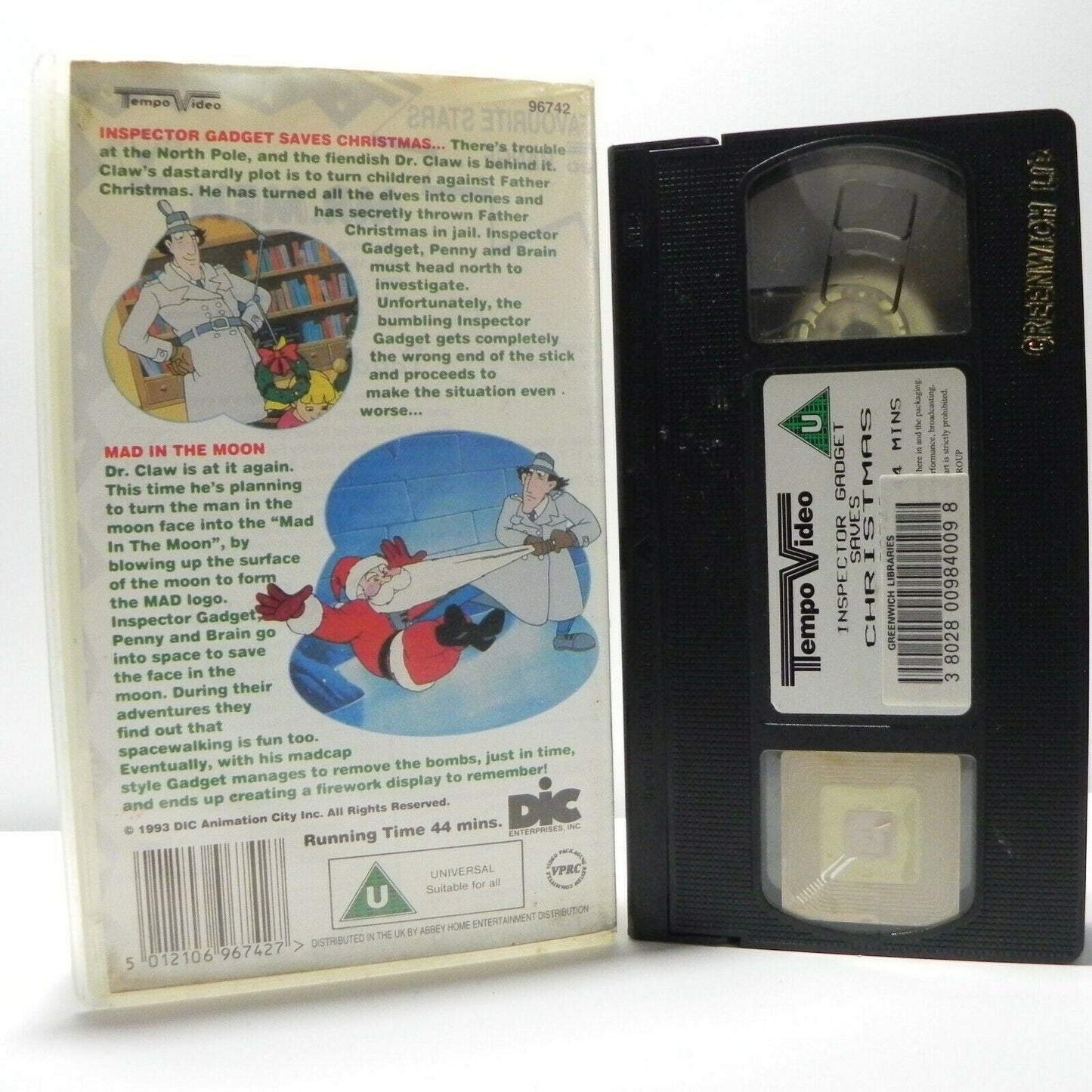 Inspector Gadget Saves Christmas - Classic Animated Series - Children's - VHS-