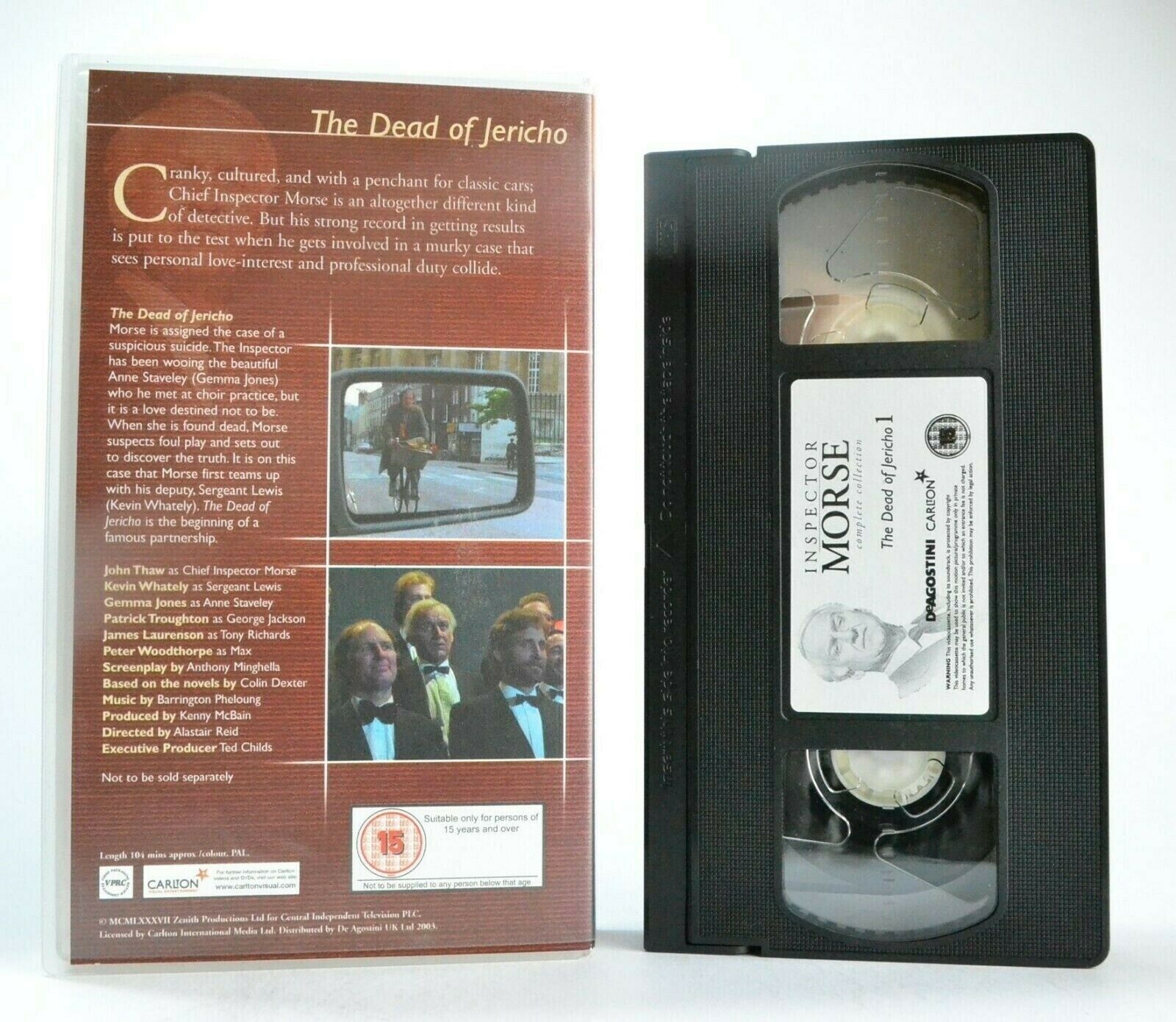 Inspector Morse, "Episode 1": The Dead Of Jericho-British Detective Drama - VHS-