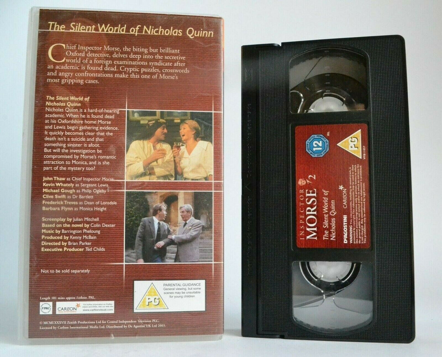 Inspector Morse: The Silent World Of Nicholas Quinn - ITV Detective Drama - VHS-