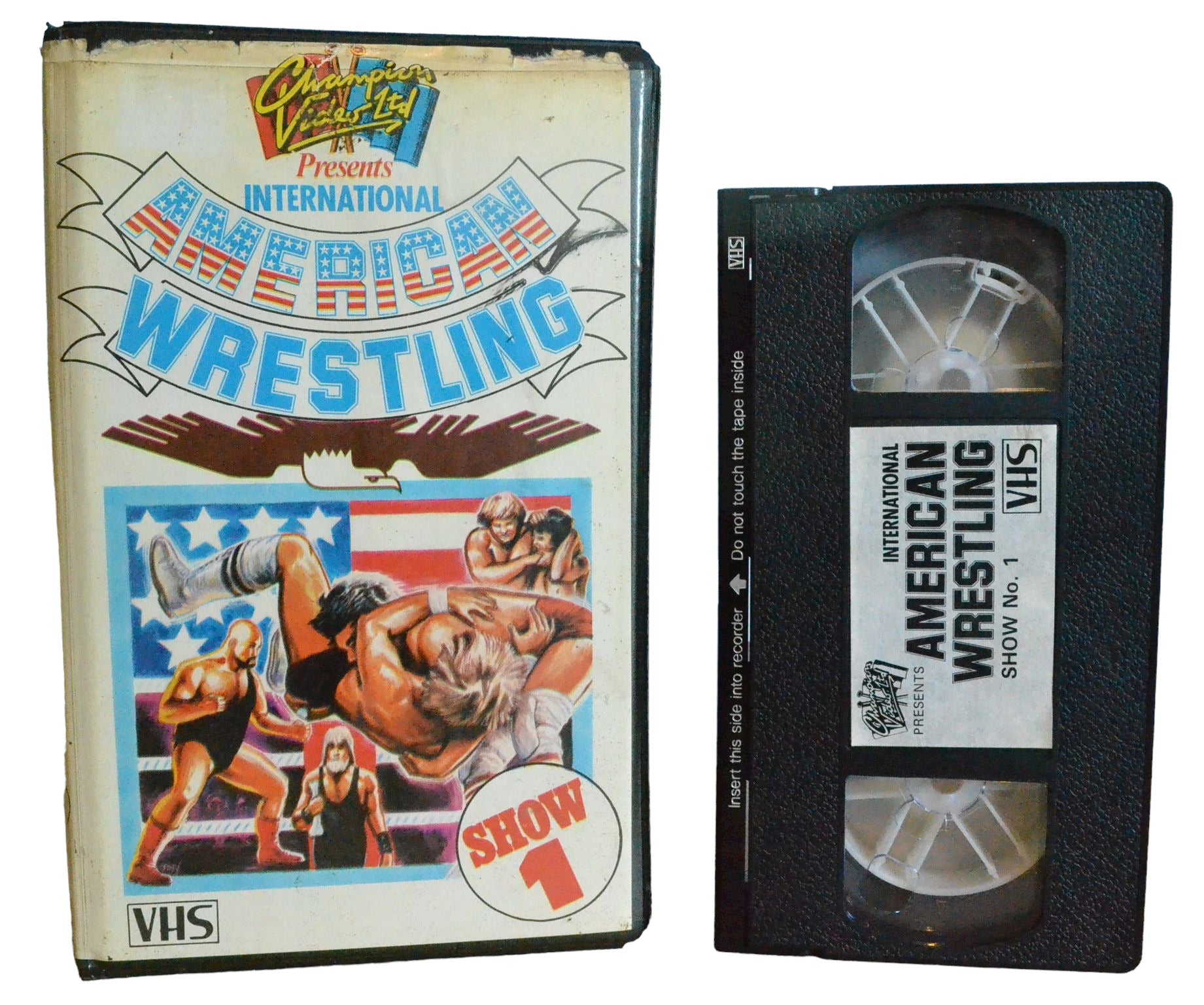 International American Wrestling (Show No. 1) - Ivan Koloff - Probe Products Ltd. - Large Box - PAL - VHS-