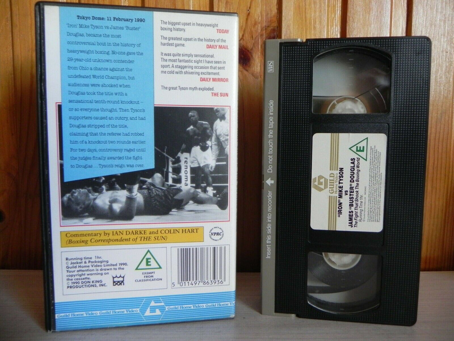 Iron' Tyson VS 'Buster' Douglas: Boxing At The Tokyo Dome (11/02/1990) Pal VHS-