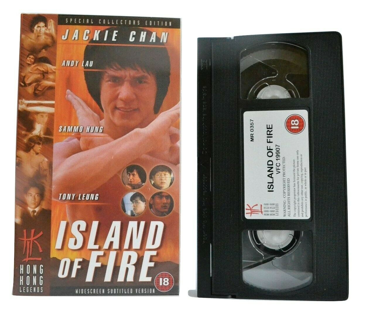 Island Of Fire: Collector's Edition - Widescreen - Martial Arts - J.Chan - VHS-