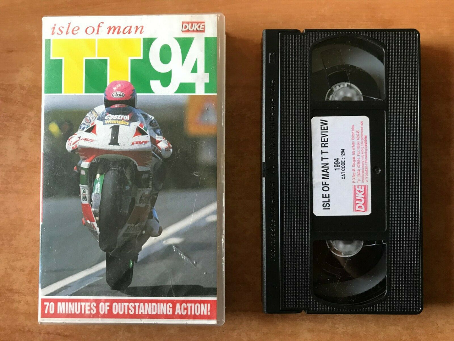 Isle Of Man: TT 1994 Review; [Road Racing]: Steve Hislop - Motorsports - Pal VHS-