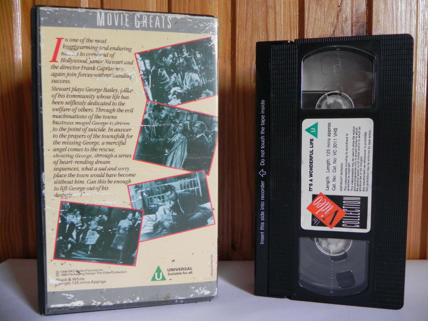 It's A Wonderful Life - The Video Collection - Drama - James Steward - Pal VHS-