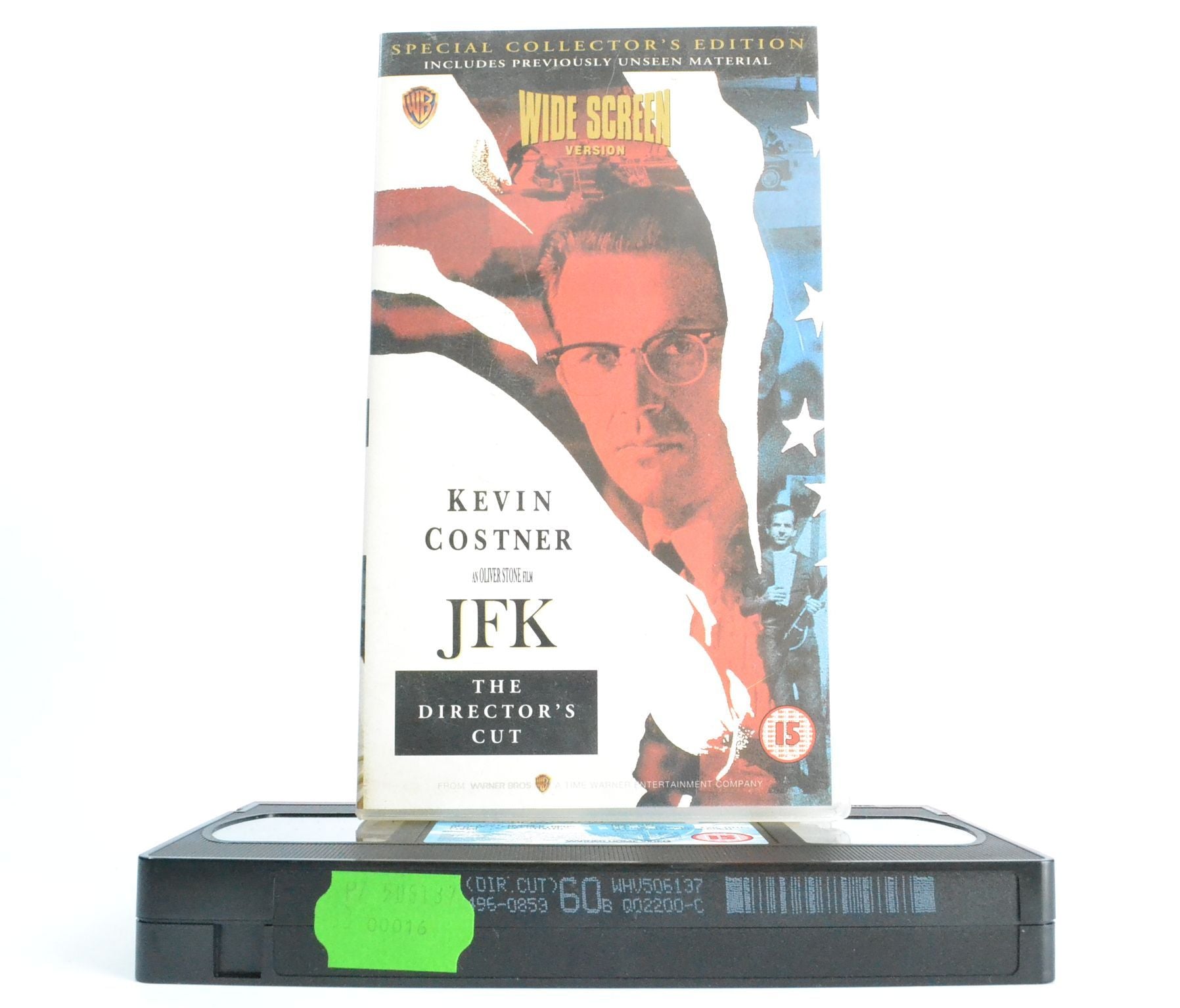 JFK: Bonuses - Kevin Costner - Widescreen - Kennedy 35th President - VHS-