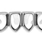 JINAO Hip Hop Gold Grillz Body Jewelry Vampire Hollow Grill Teeth Top & Bottom Grills Dental Mouth Punk Teeth Caps Cosplay Party-Silver Bottom-Worldwide-