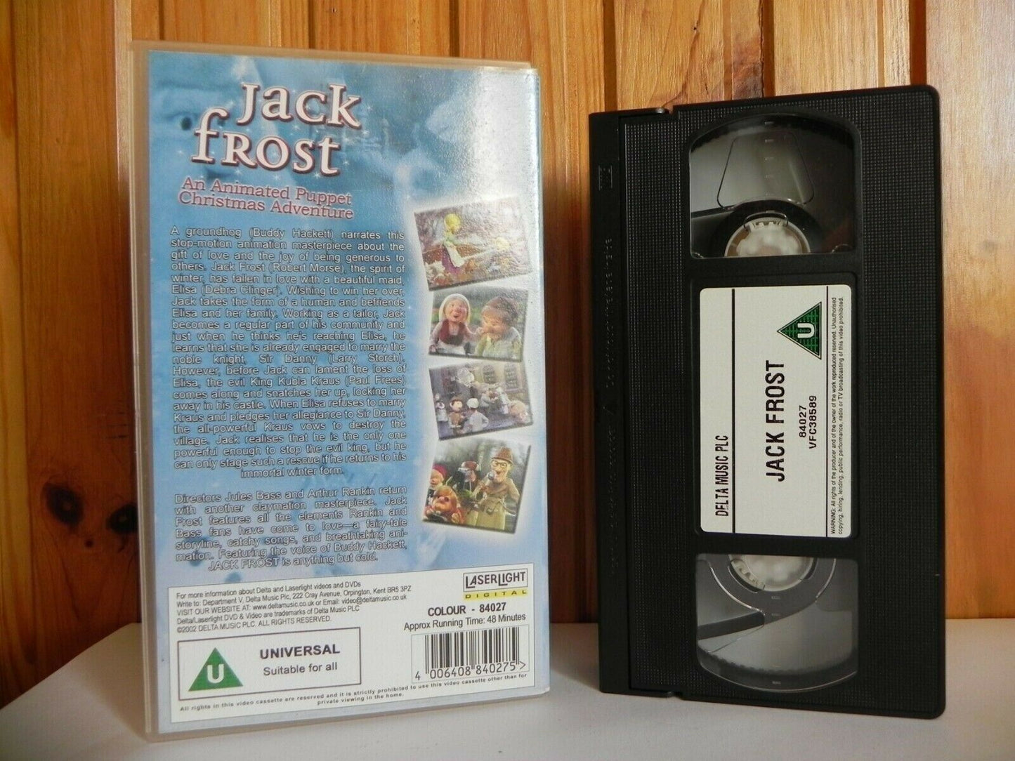 Jack Frost - Animated Christmas Adventure - Puppets - Fun - Children's - Pal VHS-