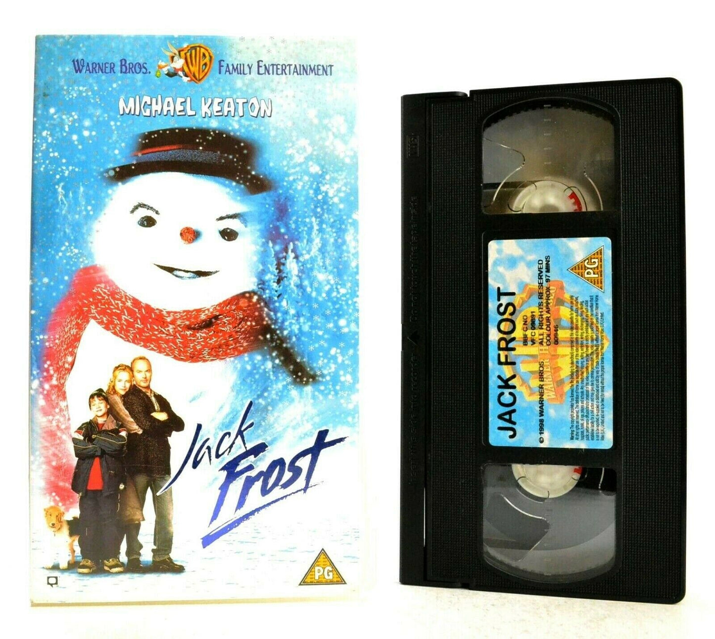 Jack Frost: Christmas Fantasy Comedy (1998) - Michael Keaton - Children's - VHS-