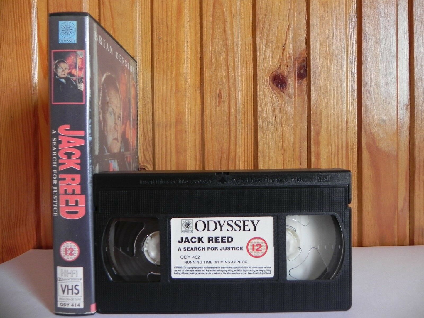 Jack Reed:A Search For Justice - Big Box - Odyssey - Drama - Brian Dennehy - VHS-