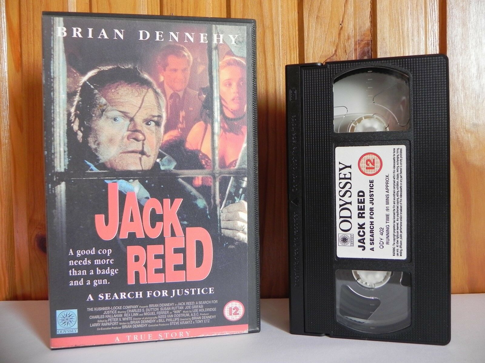 Jack Reed:A Search For Justice - Big Box - Odyssey - Drama - Brian Dennehy - VHS-