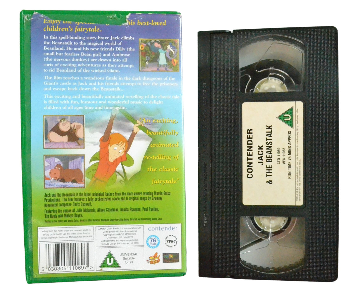 Jack & The Beanstalk - Contender - Children's - Pal VHS-