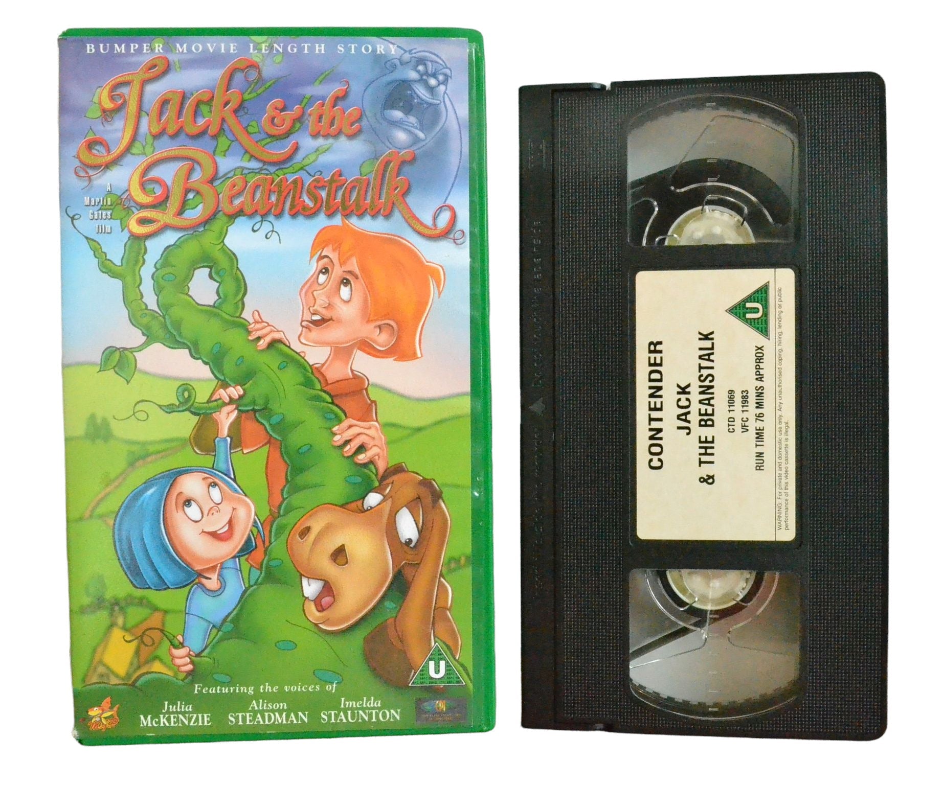 Jack & The Beanstalk - Contender - Children's - Pal VHS-