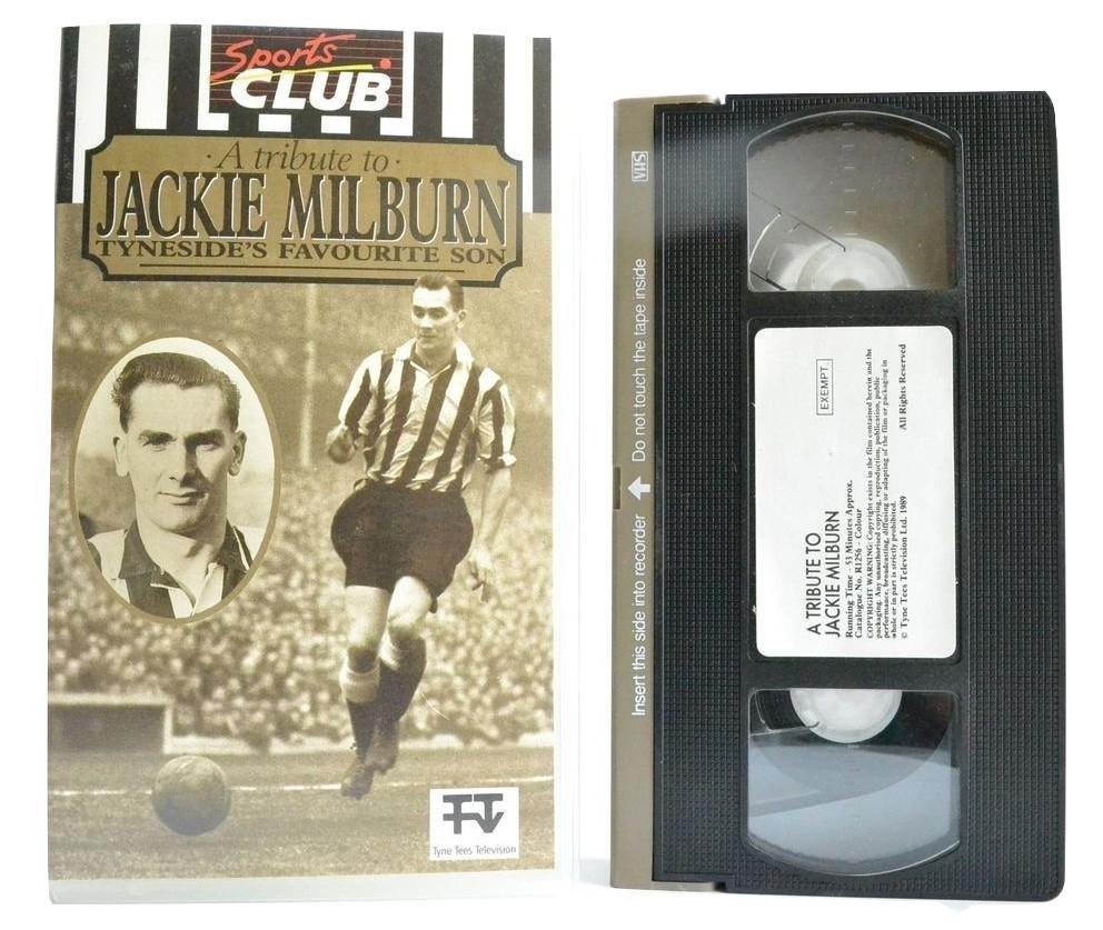 Jackie Milburn: A Tribute; Tyneside’s Favourite Son - Newcastle Football - VHS-