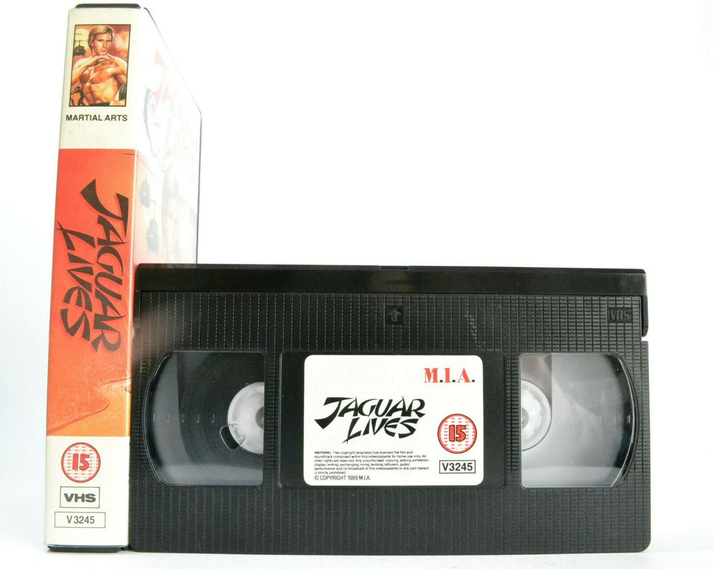 Jaguar Lives (1979) Spain/U.S.A - Secret Agents, Drugs - James Bond (18) - VHS-