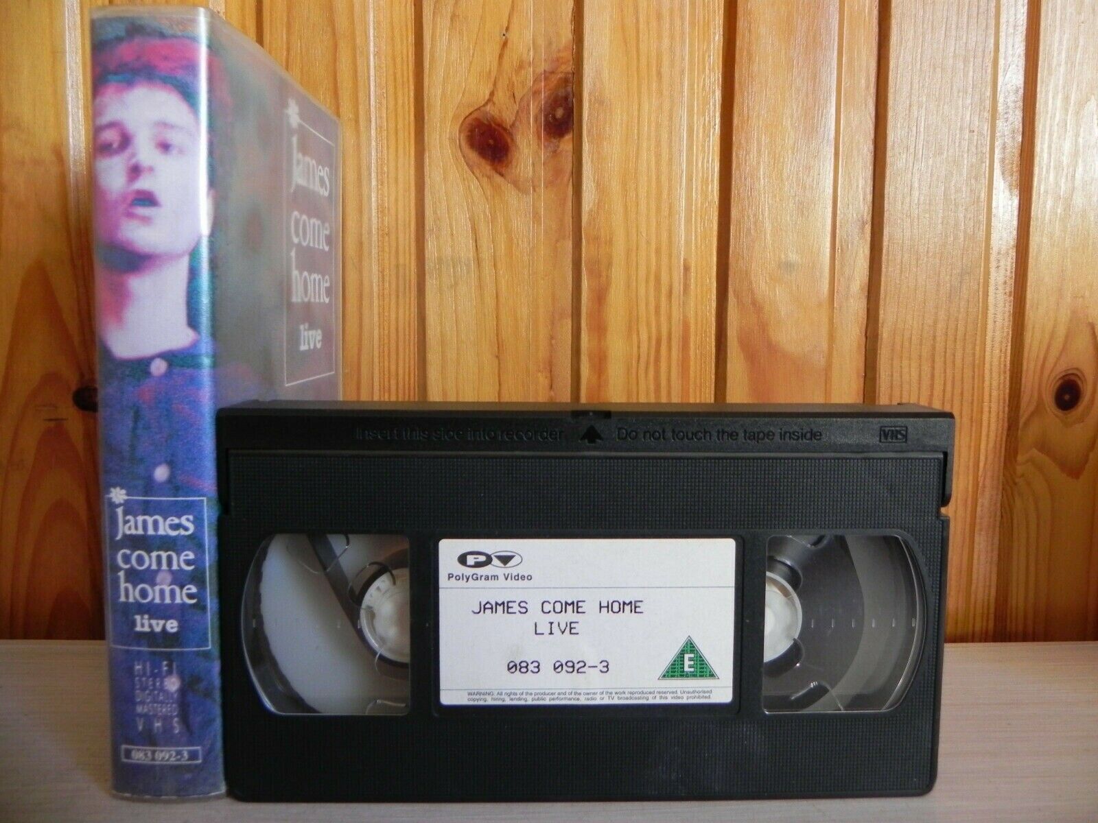 James Come Home - Live - Recorded Live - 1991 PolyGram Video - Music - Pal VHS-