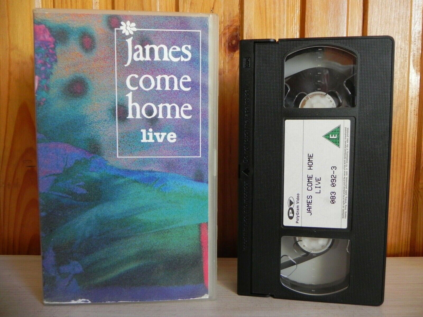 James Come Home - Live - Recorded Live - 1991 PolyGram Video - Music - Pal VHS-