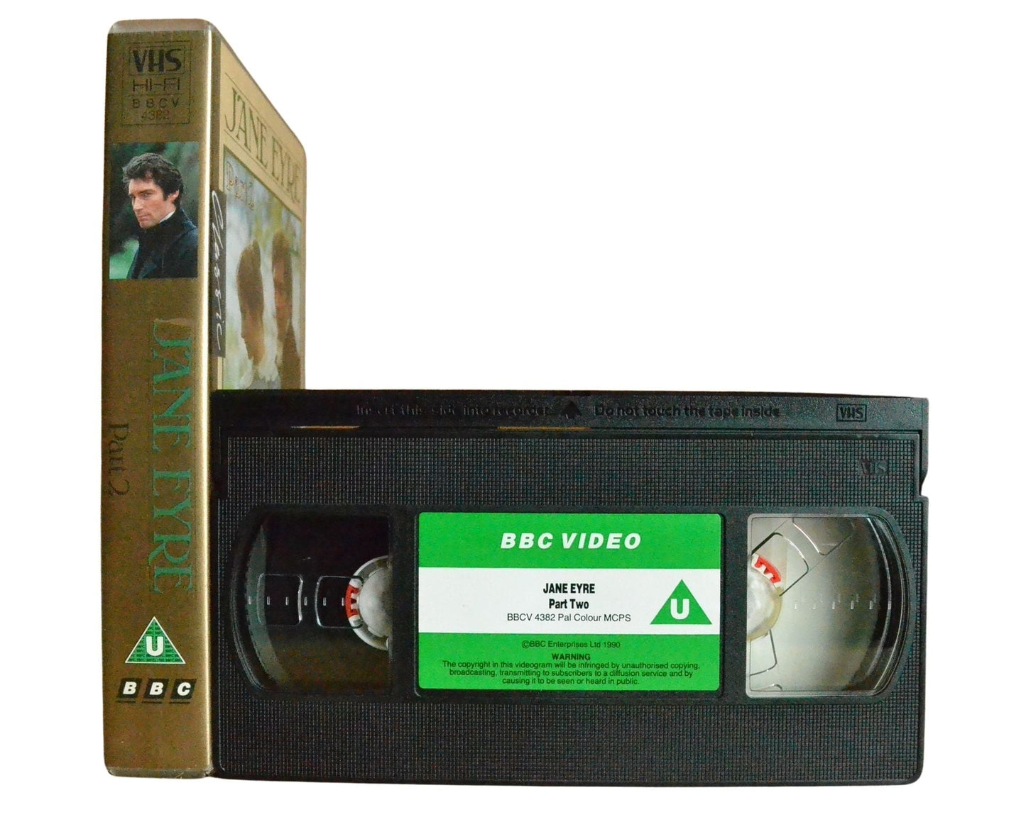 Jane Eyre: Part 2 - Zelah Clarke - Vintage - Pal VHS-