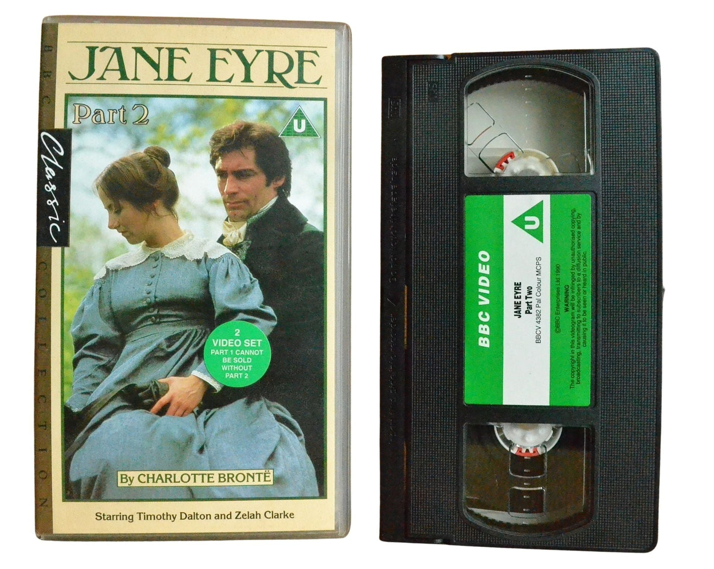 Jane Eyre: Part 2 - Zelah Clarke - Vintage - Pal VHS-