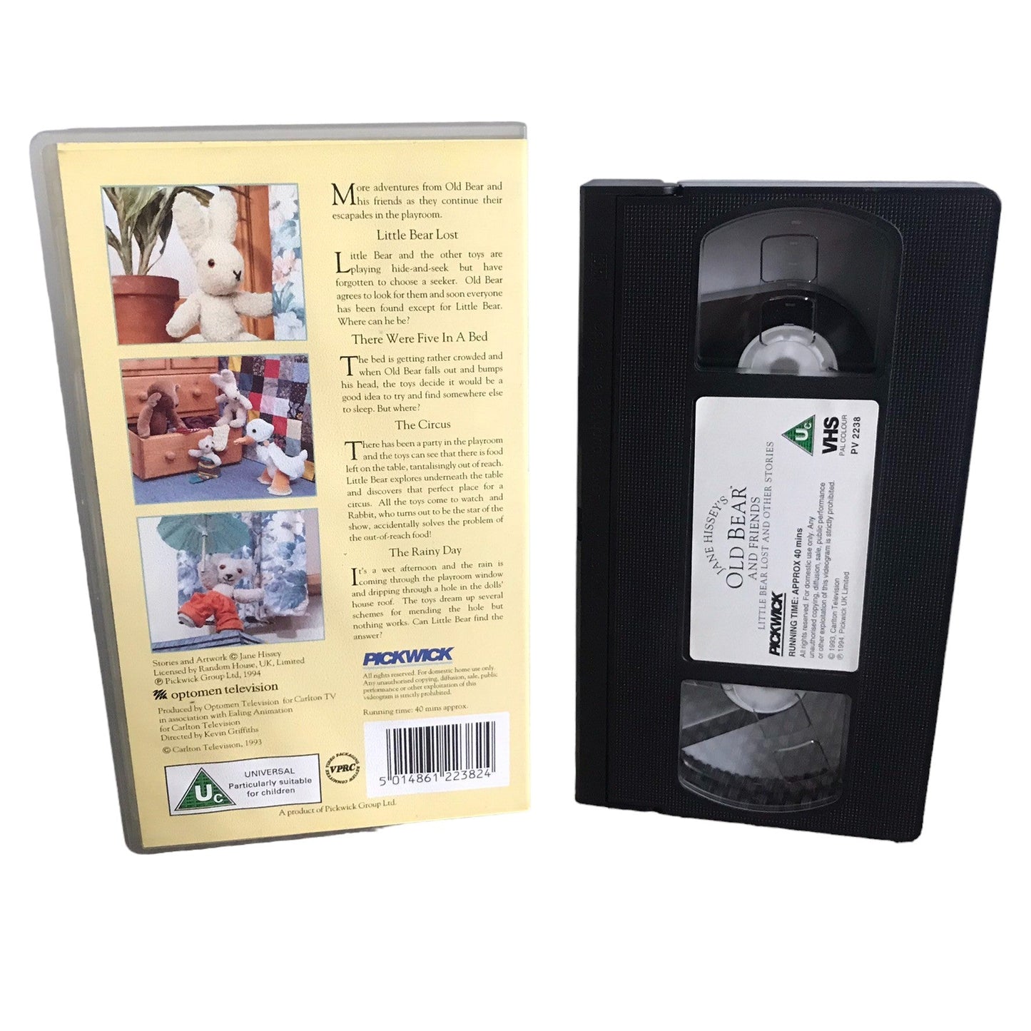 Jane Hissey's Old Bear and Friends - Pick Wick - Childrens - Pal - VHS-