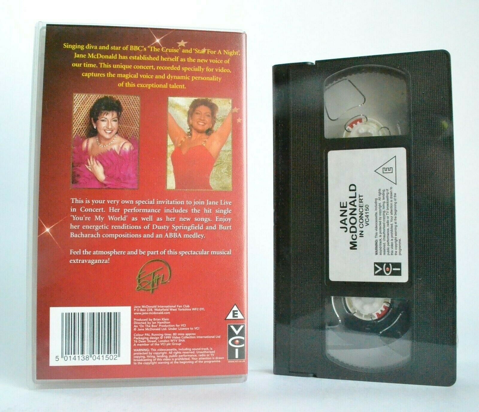 Jane McDonald: In Concert - Brand New Sealed - Live Performance - Music - VHS-