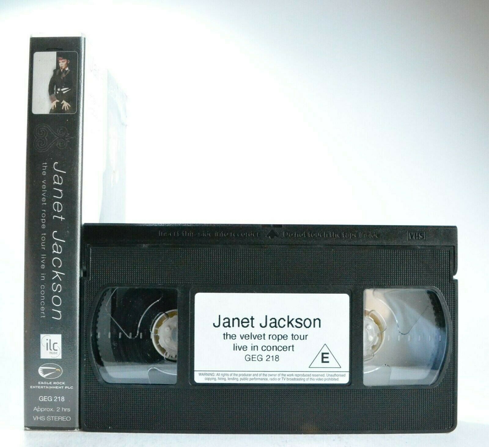 Janet Jackson: The Velvet Rope Tour - Live Performance - New York City - Pal VHS-