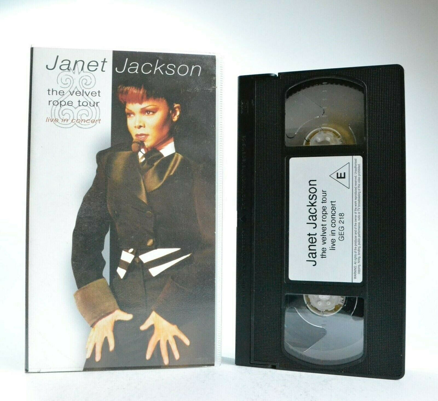 Janet Jackson: The Velvet Rope Tour - Live Performance - New York City - Pal VHS-