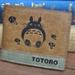 Japanese Anime Death Note/ Attack on Titan/ One Piece/ Game OW Short Wallet With Coin Pocket Zipper Poucht Billetera-Totoro-