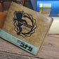 Japanese Anime Death Note/ Attack on Titan/ One Piece/ Game OW Short Wallet With Coin Pocket Zipper Poucht Billetera-Conan-