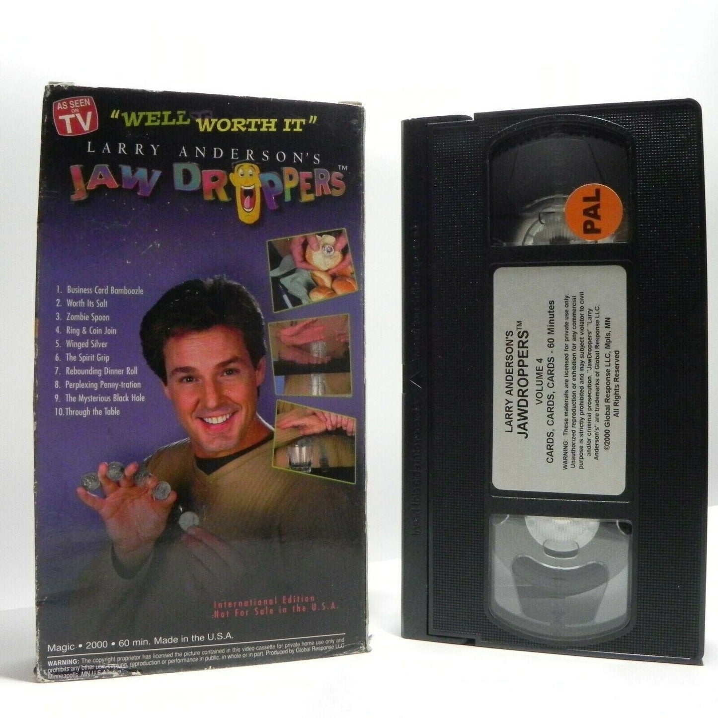 Jaw Droppers Vol.3: Ready, Set, Go - Larry Anderson - Magic Tricks - Pal VHS-