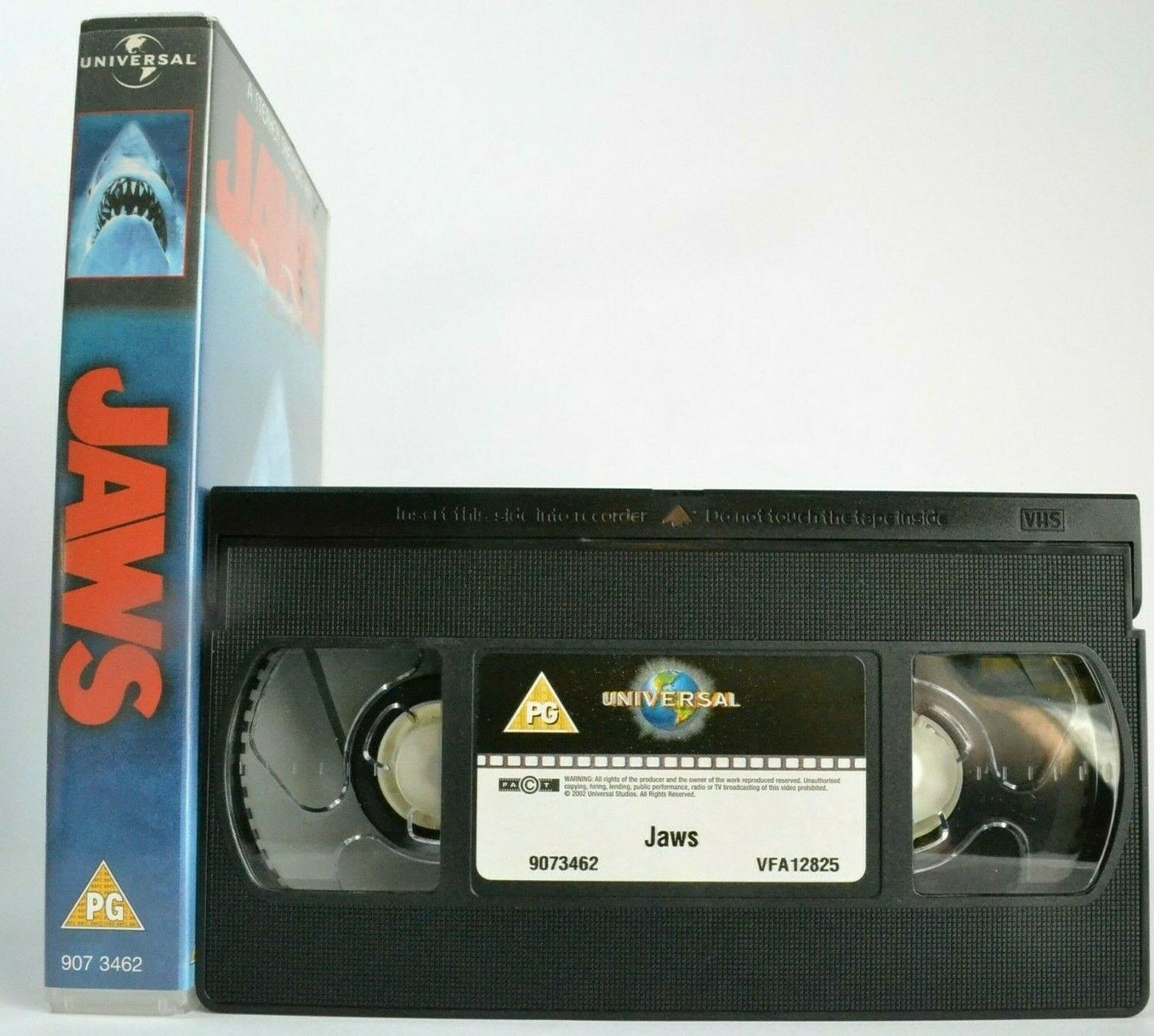 Jaws (1975); [Steven Spielberg]: Shark Attack Action - Roy Scheider - Pal VHS-