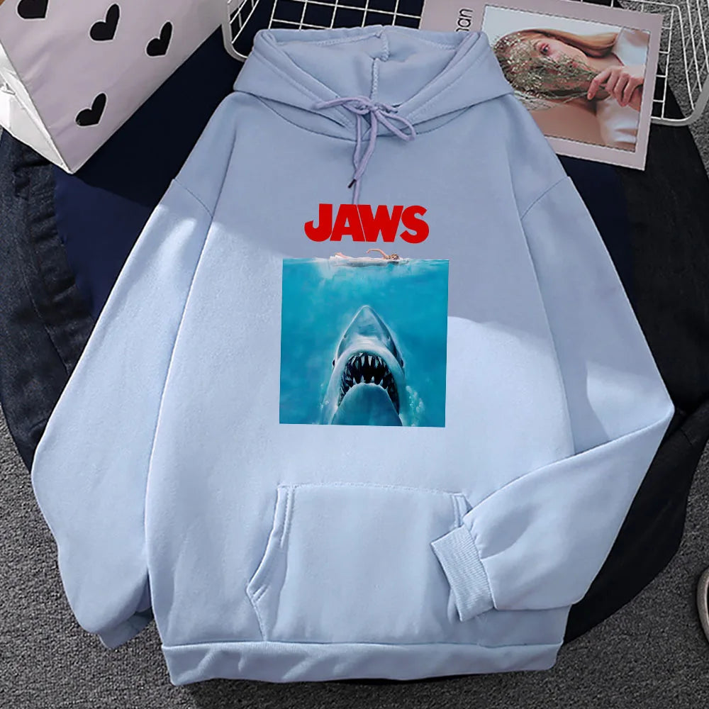 Jaws Hoodie – Classic Thriller Movie Sweatshirt for Great Hoodie Winter Style-l-blue-XXL-