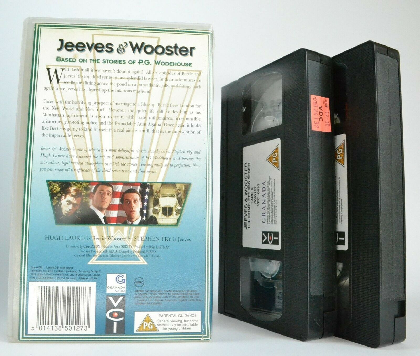 Jeeves & Wooster: Complete 3rd Series; [P.G.Wodehouse] - Hugh Laurie - Pal VHS-