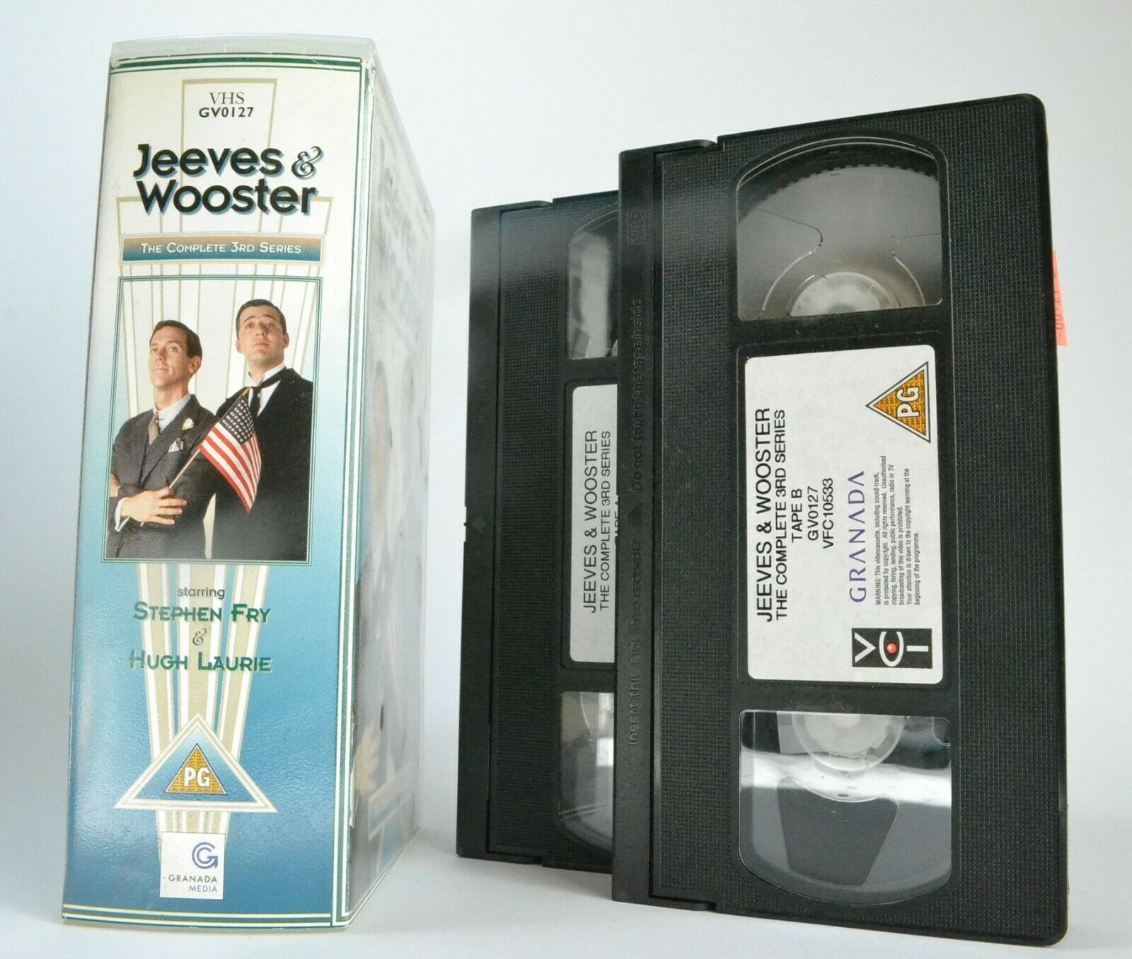 Jeeves & Wooster: Complete 3rd Series; [P.G.Wodehouse] - Hugh Laurie - Pal VHS-