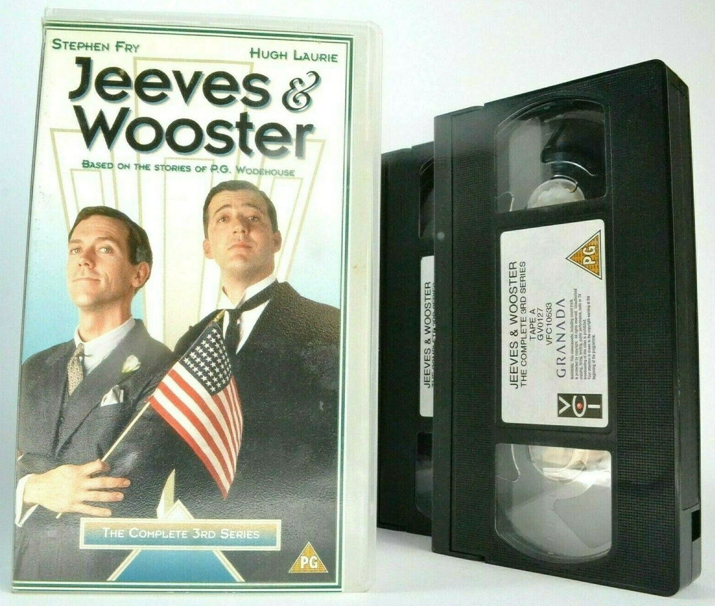 Jeeves & Wooster: Complete 3rd Series; [P.G.Wodehouse] - Hugh Laurie - Pal VHS-