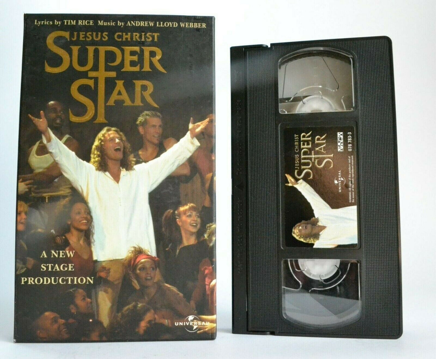 Jesus Christ Superstar (Stage Version) - Musical - Rik Mayall/Glenn Carter - VHS-