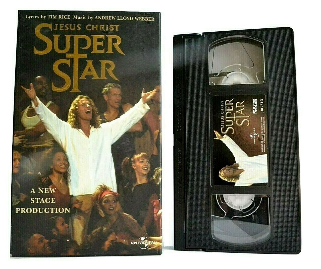 Jesus Christ Superstar (Stage Version) - Musical - Rik Mayall/Glenn Carter - VHS-